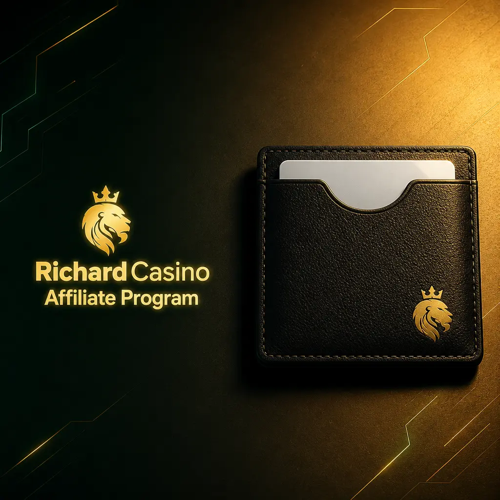 Richard Casino affiliate program offering up to 40% revenue share and hybrid CPA commission plans for partners