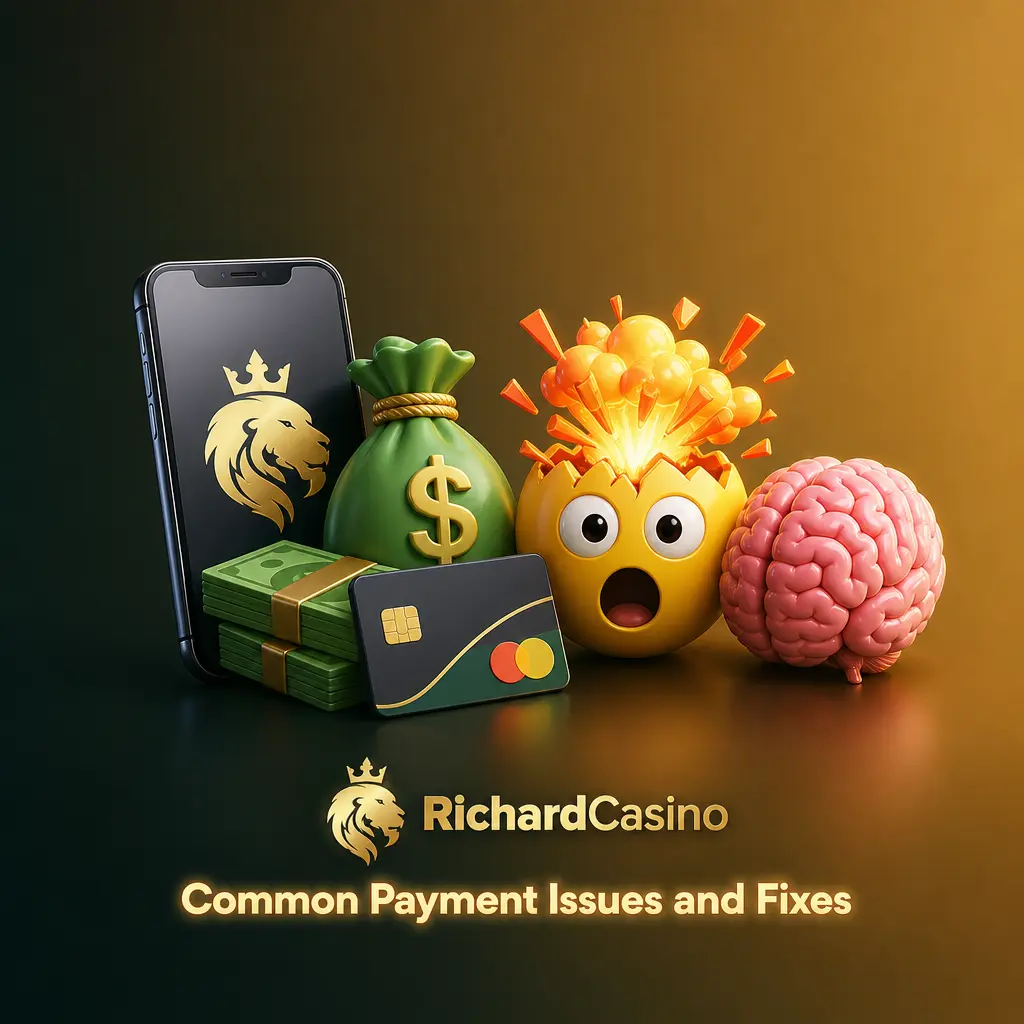 Common payment issues at Richard Casino: declined cards, delayed crypto, pending verification, and incorrect payment details fixes.