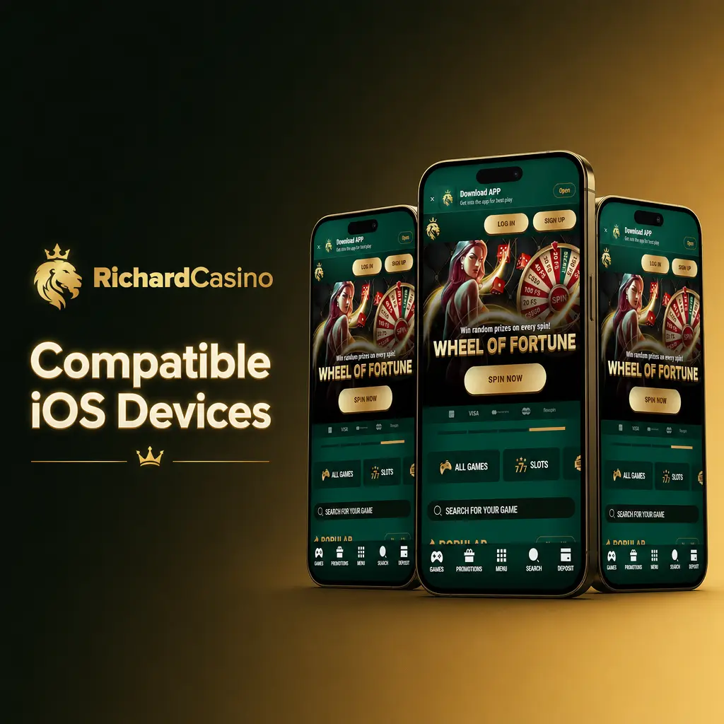 List of compatible iOS devices including iPhone X through iPhone 15 Pro models supported by the app